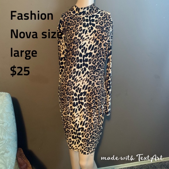Leopard dress - Picture 1 of 1